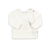 Maglia con ricamo Surf house - OFFWHITE 111 -  | Bamboom