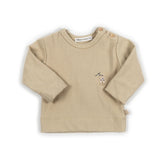 Maglia con ricamo Surf house - LIGHT MUSTARD 279 -  | Bamboom