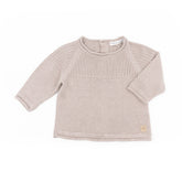 Maglia apertura dietro a costine - Cammello 33 -  | Bamboom