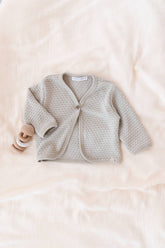 Cardigan a maglia bimba - SABBIA 719 -  | Bamboom