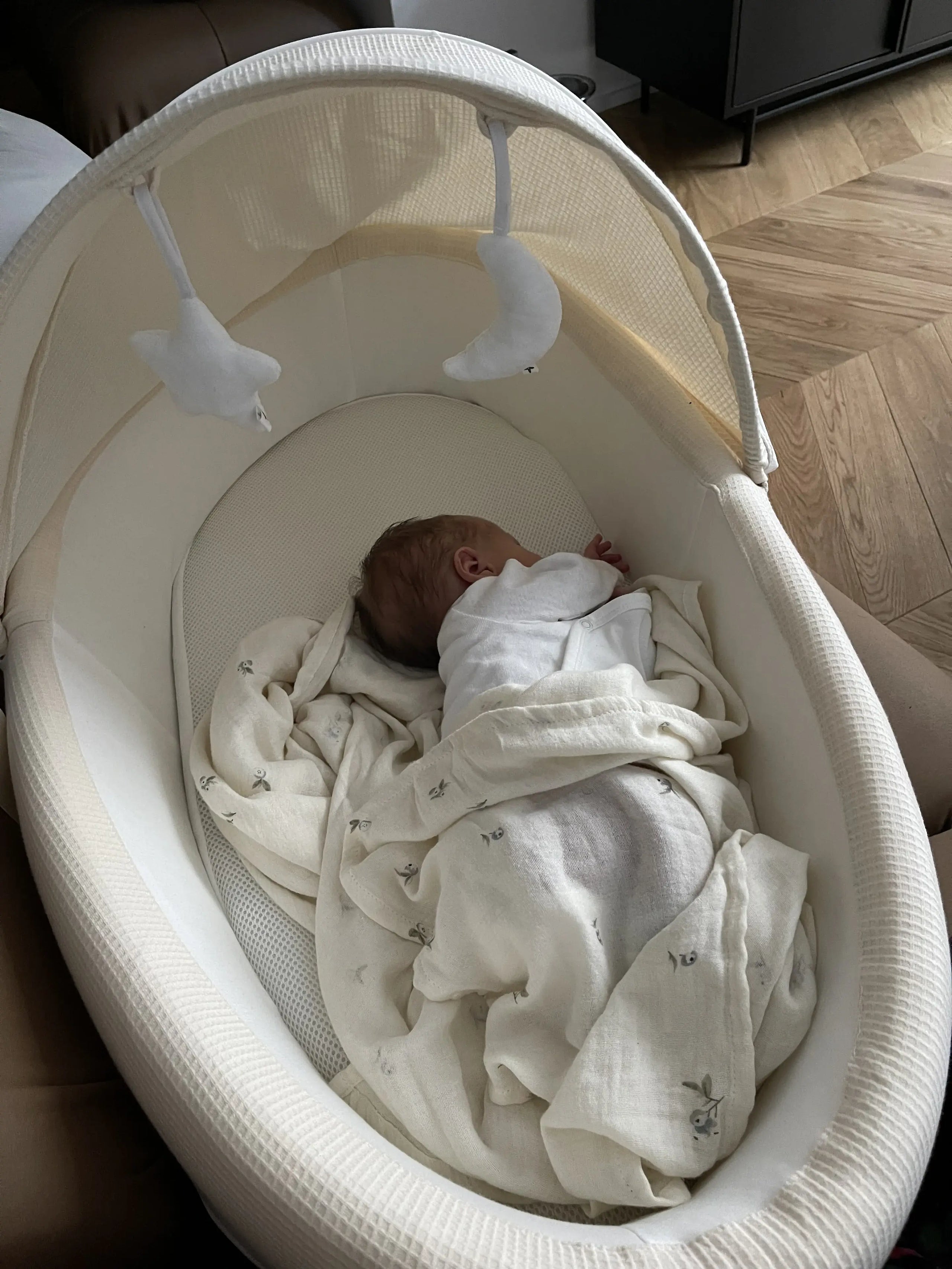 BABY NEST CO-SLEEPING BABY BED 90x56cm - Ivory